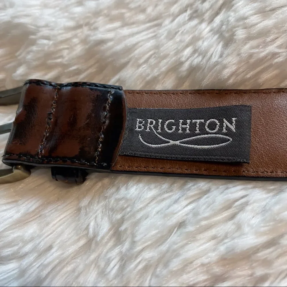 Brighton Brown Leather Belt